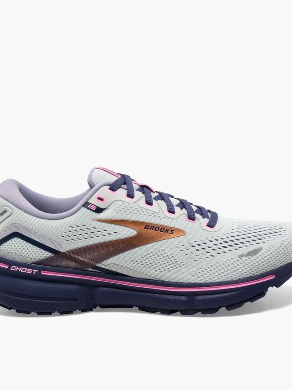 Brooks Size 7.5 Ghost 15 Women's Running Shoe - Pink, Purple Sneaker Athletic